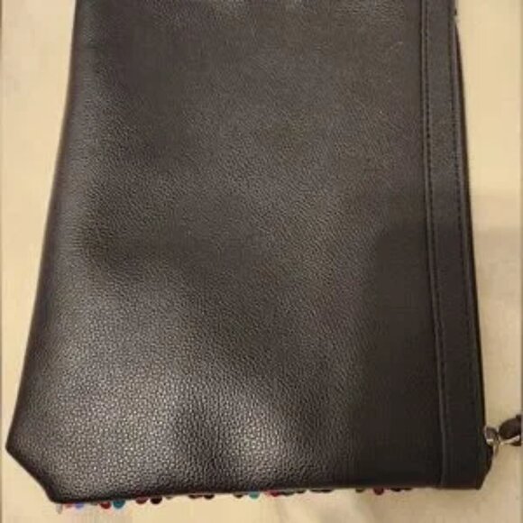 Victoria's Secret Sequin Make up Bag Colorful Travel Clutch NEW - Picture 4 of 6